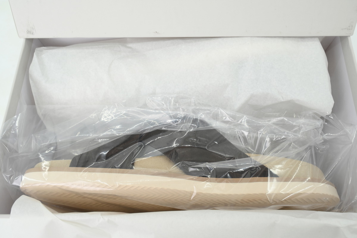 EM Sneakers Brunello Cucinelli Suede Slide Sandals Coffee