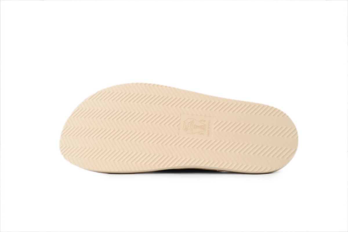 EM Sneakers Brunello Cucinelli Suede Slide Sandals Coffee