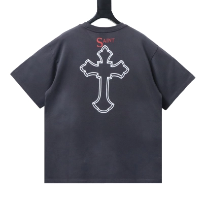 EM Sneakers SAINT Mxxxxxx 2Pac Short-Sleeve T-shirt Black 02