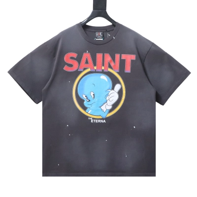 EM Sneakers SAINT Mxxxxxx Baby Michael T-Shir Black 01