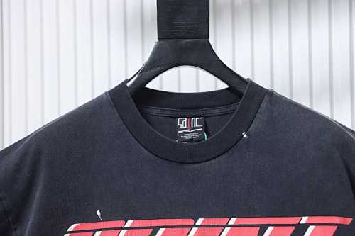 EM Sneakers SAINT MXXXXXX Denim Tears Graphic-print T-shirt Navy