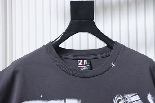 EM Sneakers SAINT Mxxxxxx Furious 7 Short Sleeve T-shirt Black