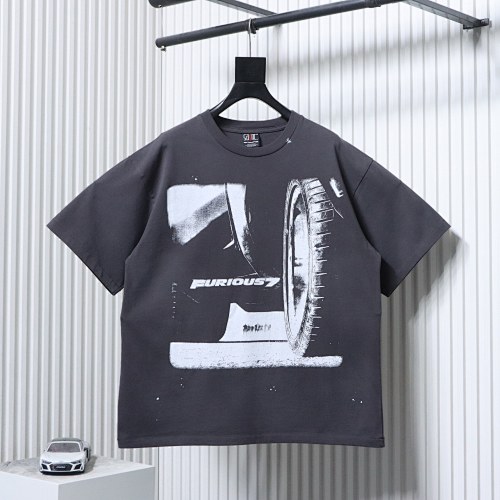 EM Sneakers SAINT Mxxxxxx Furious 7 Short Sleeve T-shirt Black