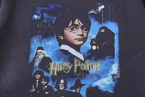 EM Sneakers Saint Mxxxxxx Harry Potter Philosopher’s Stone T-shirt Black