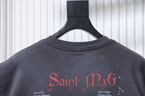 EM Sneakers SAINT MXXXXXX MU-print T-shirt Black