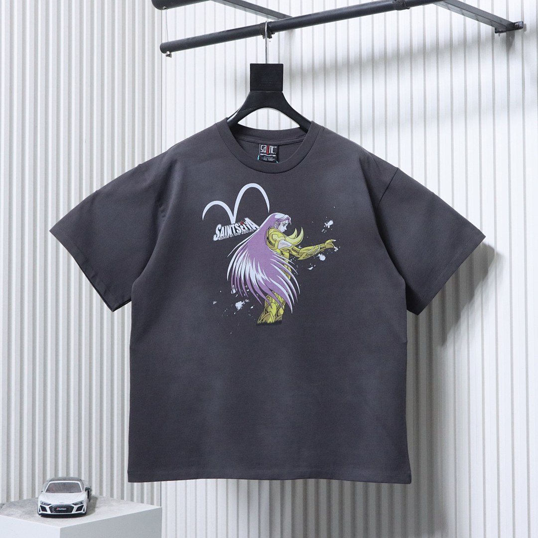 EM Sneakers SAINT MXXXXXX MU-print T-shirt Black