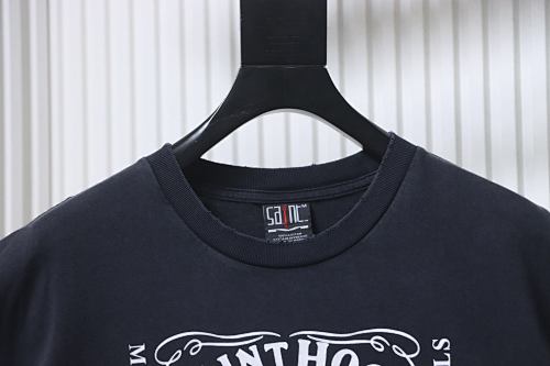 EM Sneakers SAINT Mxxxxxx Skull Bike T-shirt Black