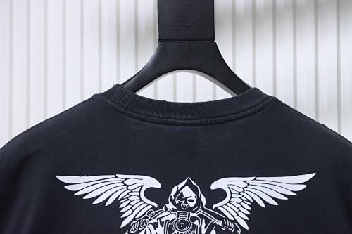 EM Sneakers SAINT Mxxxxxx Skull Bike T-shirt Black