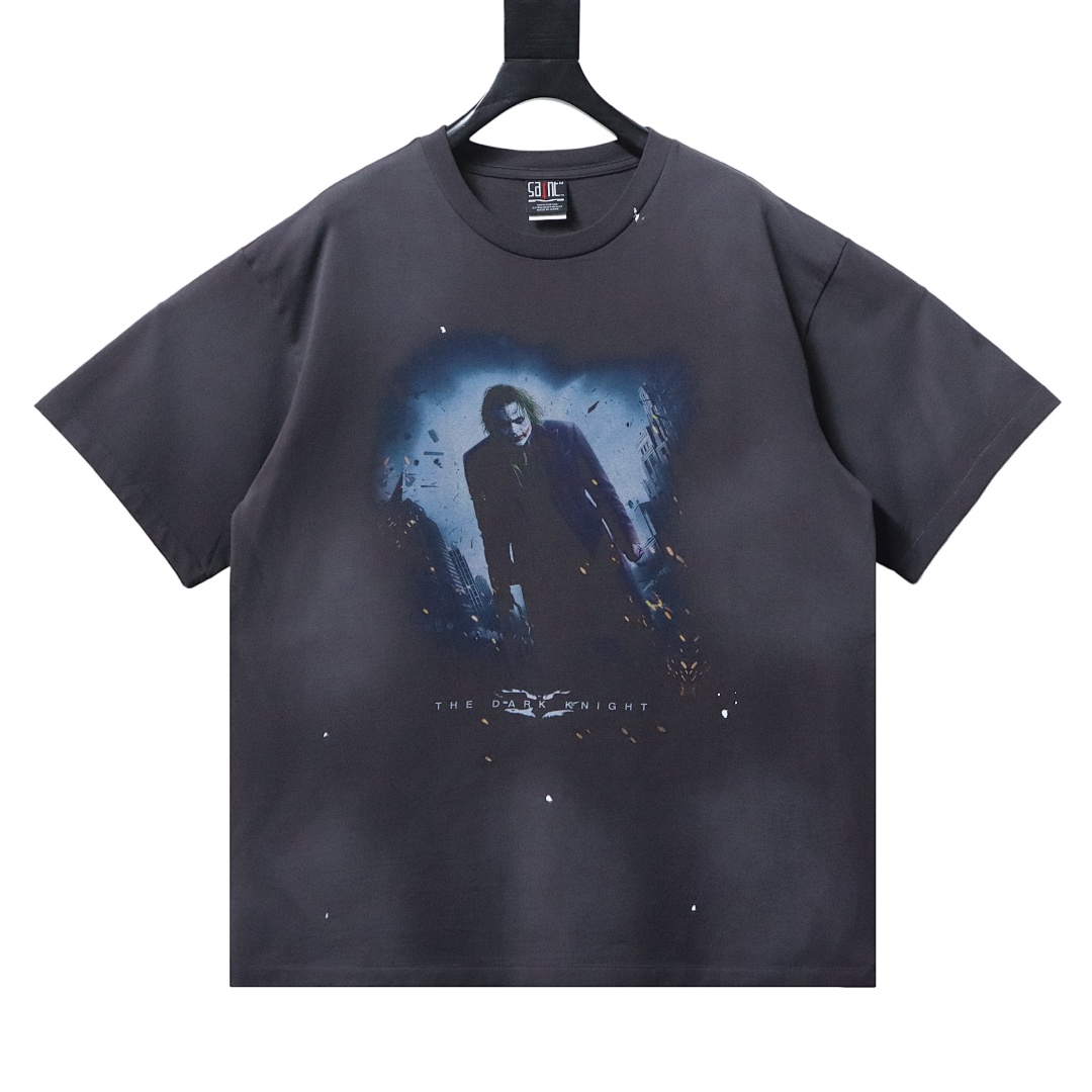 EM Sneakers SAINT Mxxxxxx The Dark Knight Joker T-Shirt Black