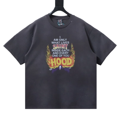 EM Sneakers SAINT Mxxxxxx x Neighborhood Hood T-shirt Black 01
