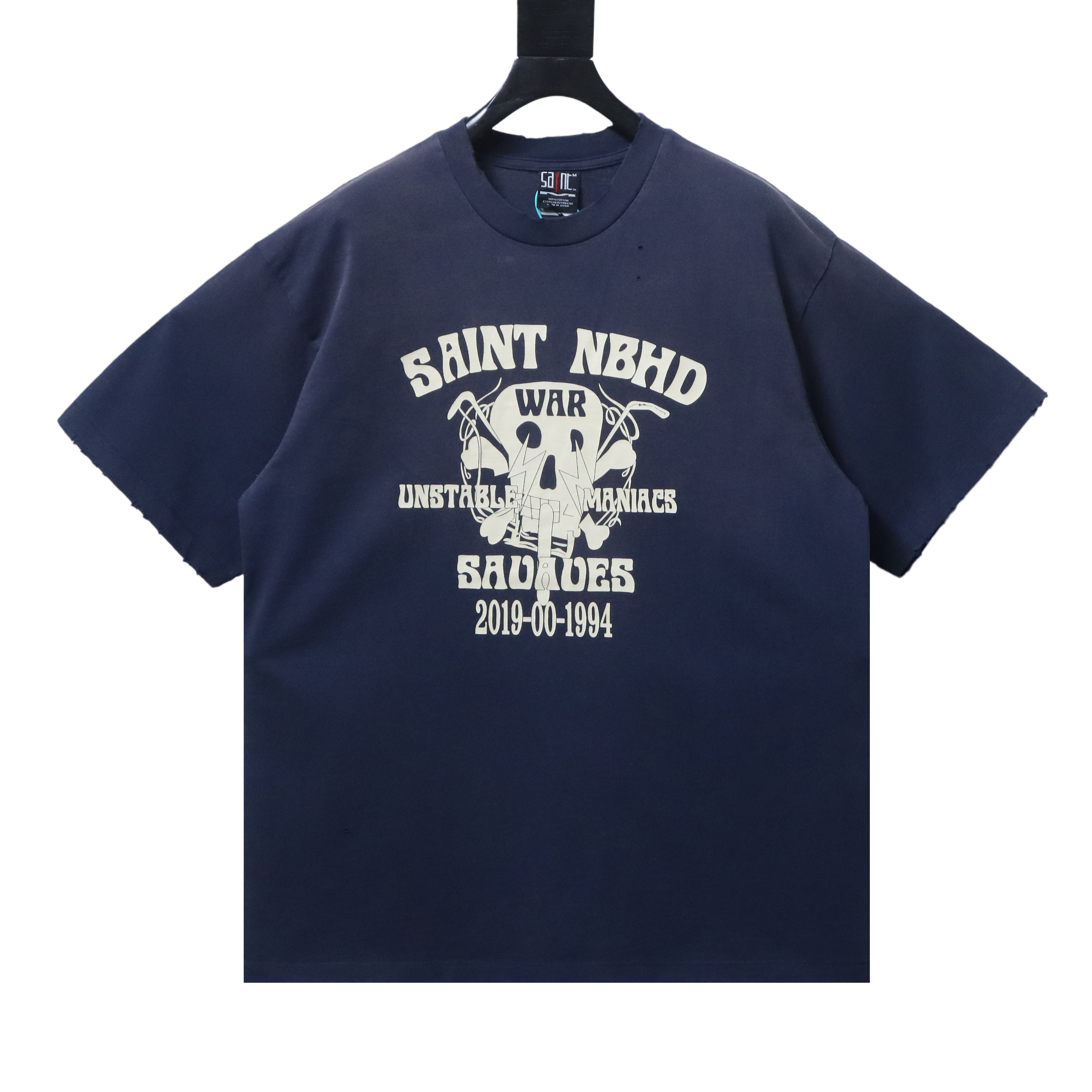 EM Sneakers Saint Mxxxxxx x Neighborhood Saint Tee Navy