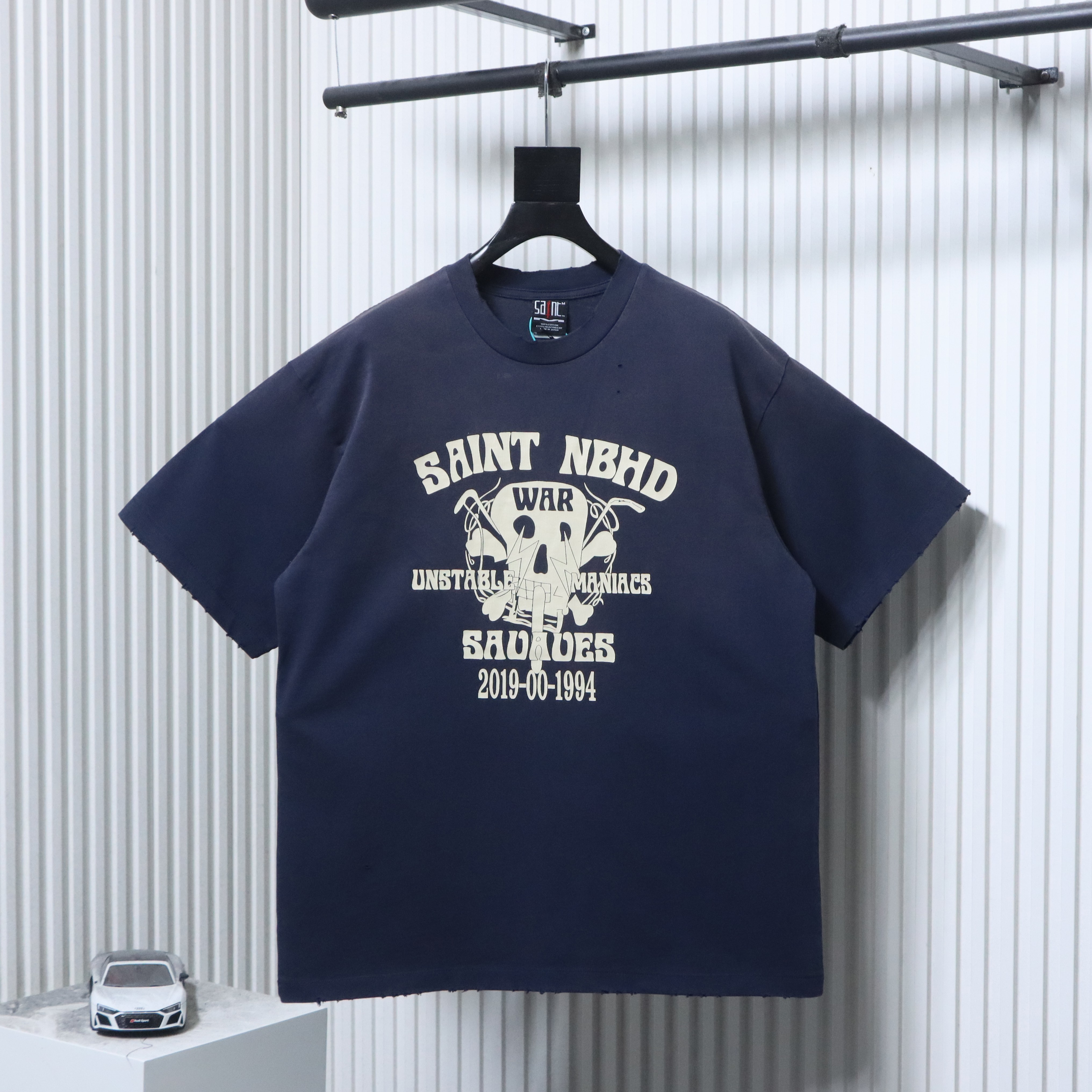 EM Sneakers Saint Mxxxxxx x Neighborhood Saint Tee Navy