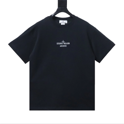 EM Sneakers Stone Island Archivio Archive Jacket Print T-Shirt Black 01