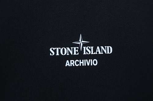 EM Sneakers Stone Island Archivio Archive Jacket Print T-Shirt Black