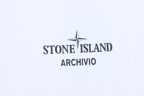 EM Sneakers Stone Island Archivio Archive Jacket Print T-Shirt White