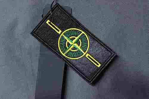 EM Sneakers Stone Island Cuff-Patch Gray T-Shirt