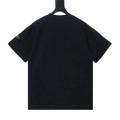 EM Sneakers Stone Island Cuff-Patch T-Shirt Black 02