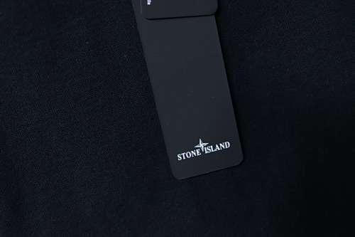 EM Sneakers Stone Island Cuff-Patch T-Shirt Black