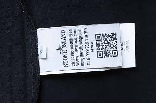 EM Sneakers Stone Island Cuff-Patch T-Shirt Black
