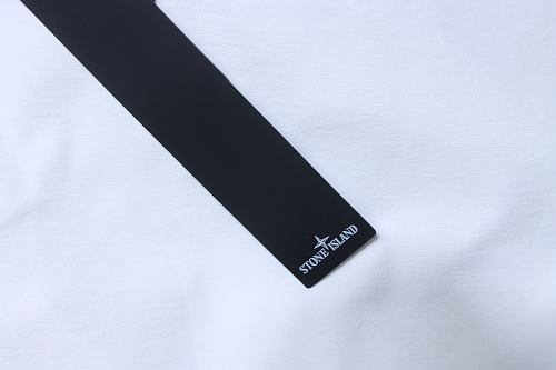 EM Sneakers Stone Island Cuff-Patch T-Shirt White
