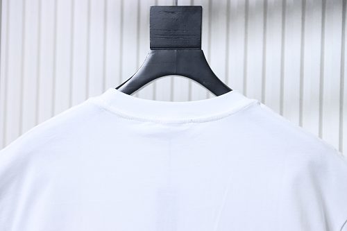 EM Sneakers Stone Island Cuff-Patch White T-Shirt