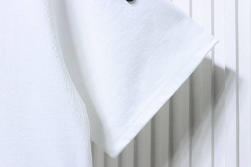 EM Sneakers Stone Island Cuff-Patch White T-Shirt