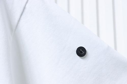 EM Sneakers Stone Island Cuff-Patch White T-Shirt