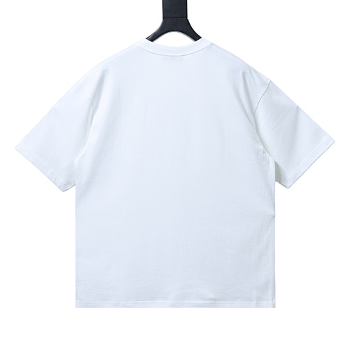 EM Sneakers Stone Island Embroidered Chest Badge T-Shirt White