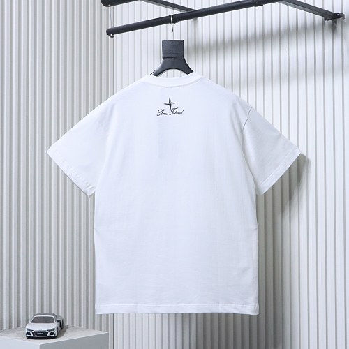 EM Sneakers Stone Island Embroidered Logo T-Shirt White