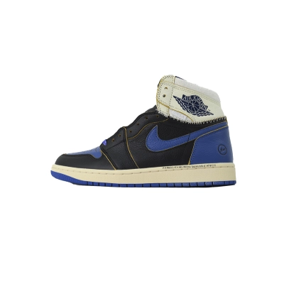 EM Sneakers Air Jordan 1 Retro High x Fragment DesignxUnion LA OG Sport Royal 01