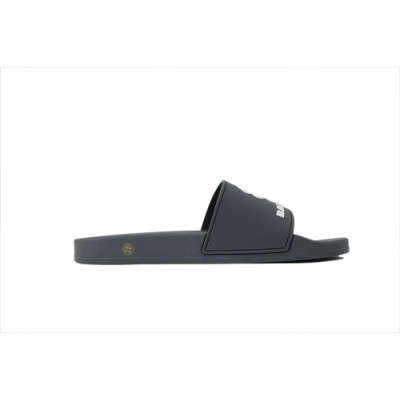 EM Sneakers Balenciaga Pool Slide Dark Grey 02