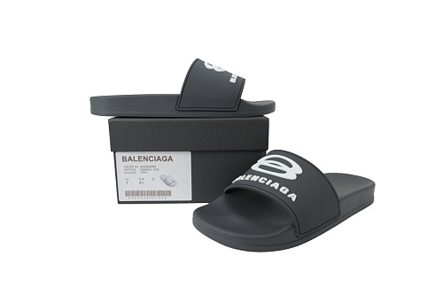 EM Sneakers Balenciaga Pool Slide Dark Grey