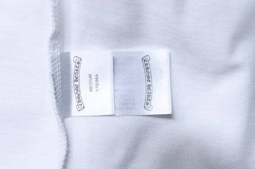 EM Sneakers Chrome Hearts 25SS Sanskrit Cross Print Crewneck T-Shirt White