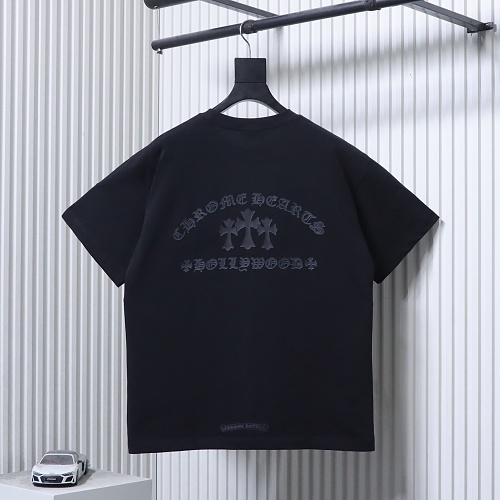 EM Sneakers Chrome Hearts 25SS Sanskrit Cross Print Crewneck T-Shirt Black