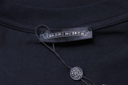 EM Sneakers Chrome Hearts 25SS Sanskrit Cross Print Crewneck T-Shirt Black