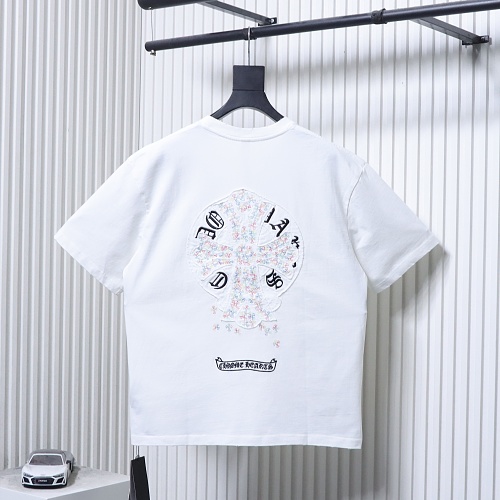 EM Sneakers Chrome Hearts CH Colorful Cross Appliqué T-Shirt White