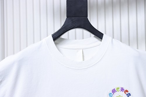 EM Sneakers Chrome Hearts CH Colorful Horseshoe Appliqué T-Shirt White