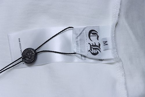 EM Sneakers Chrome Hearts CH Colorful Horseshoe Appliqué T-Shirt White