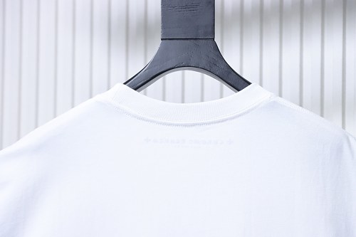 EM Sneakers Chrome Hearts CH Horseshoe & Multi-Cross Print T-Shirt White