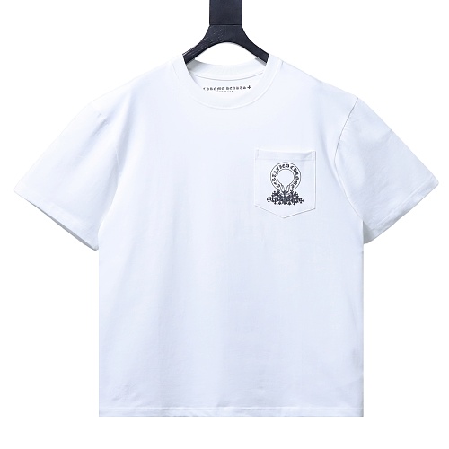 EM Sneakers Chrome Hearts CH Horseshoe & Multi-Cross Print T-Shirt White