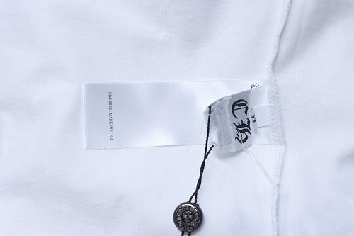 EM Sneakers Chrome Hearts CH Horseshoe & Multi-Cross Print T-Shirt White