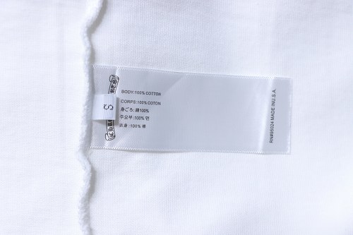 EM Sneakers Chrome Hearts Cross & Sanskrit Patch French Terry T-Shirt White