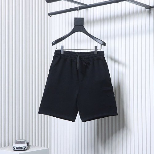 EM Sneakers Stone Island Black Cotton Cargo Shorts