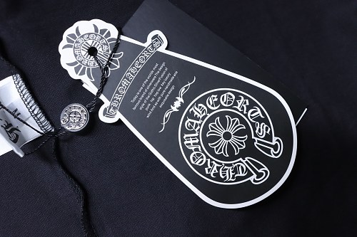 EM Sneakers Chrome Hearts Cross Tire Tracks Pocket T-Shirt Black