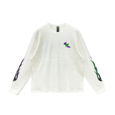 EM Sneakers Matty Boy Anti Promo 99 Eyes Las Vegas Waffle Thermal Long Sleeve Shirt White 01