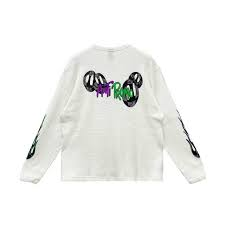 EM Sneakers Matty Boy Anti Promo 99 Eyes Las Vegas Waffle Thermal Long Sleeve Shirt White