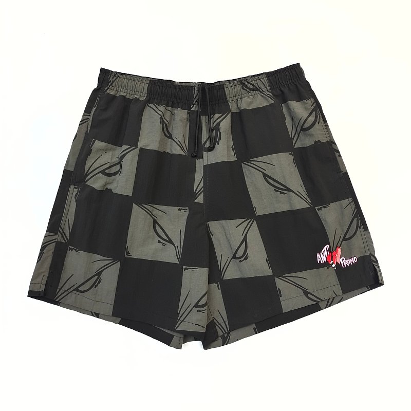 EM Sneakers Matty Boy Anti Promo 99 Eyes Nylon Shorts Black