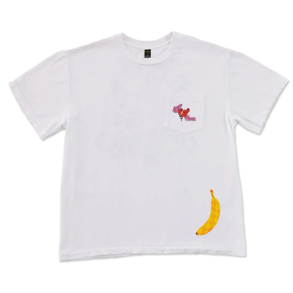 EM Sneakers Matty Boy Anti Promo Eat Your Greens T-Shirt White