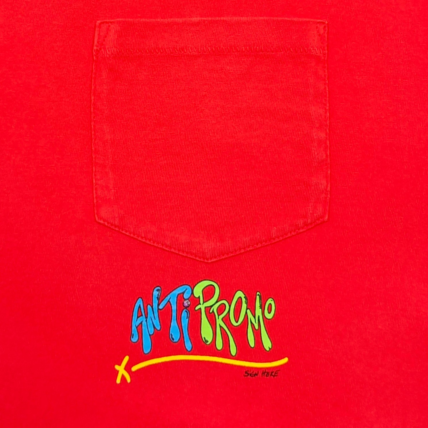 EM Sneakers Matty Boy Anti Promo Matty Boy Red T-shirt