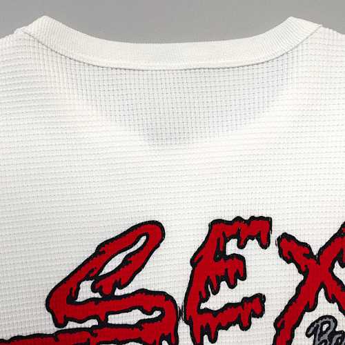 EM Sneakers Matty Boy Anti Promo Sex Records Thermal Long Sleeve Shirt White